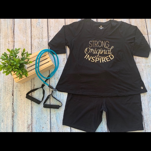 Curvy Athleisure - Curve Basix Biker Shorts - Picture 5 of 5